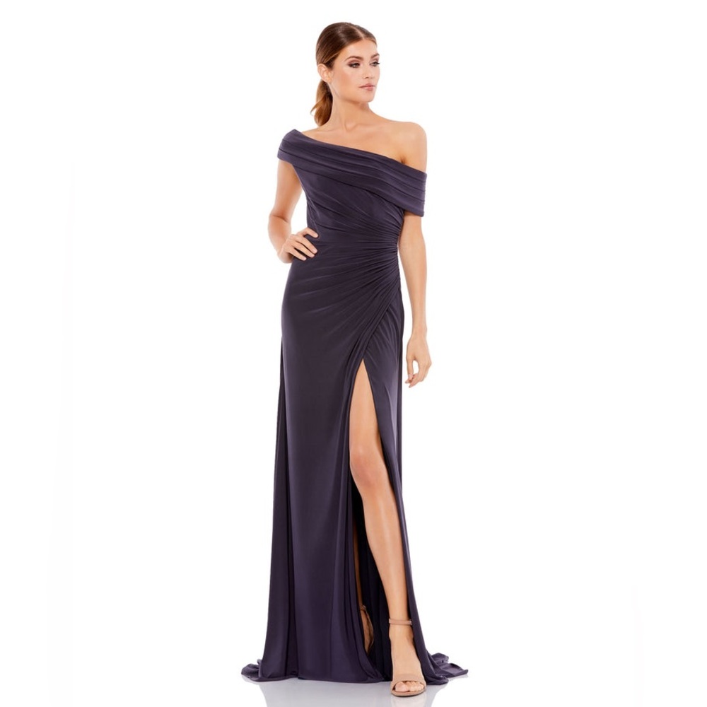 NWT Mac Duggal Charcoal evening gown size 8